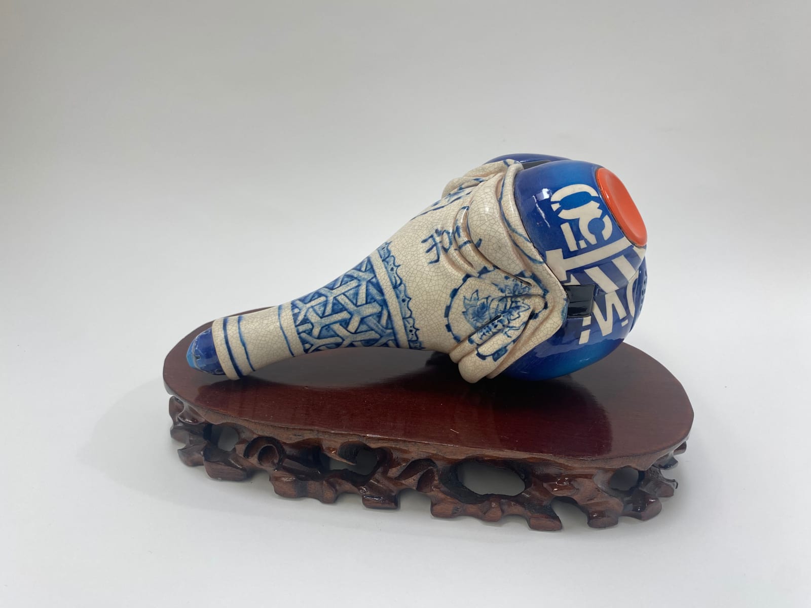 Study 8, 2018 Ceramic and mixed media