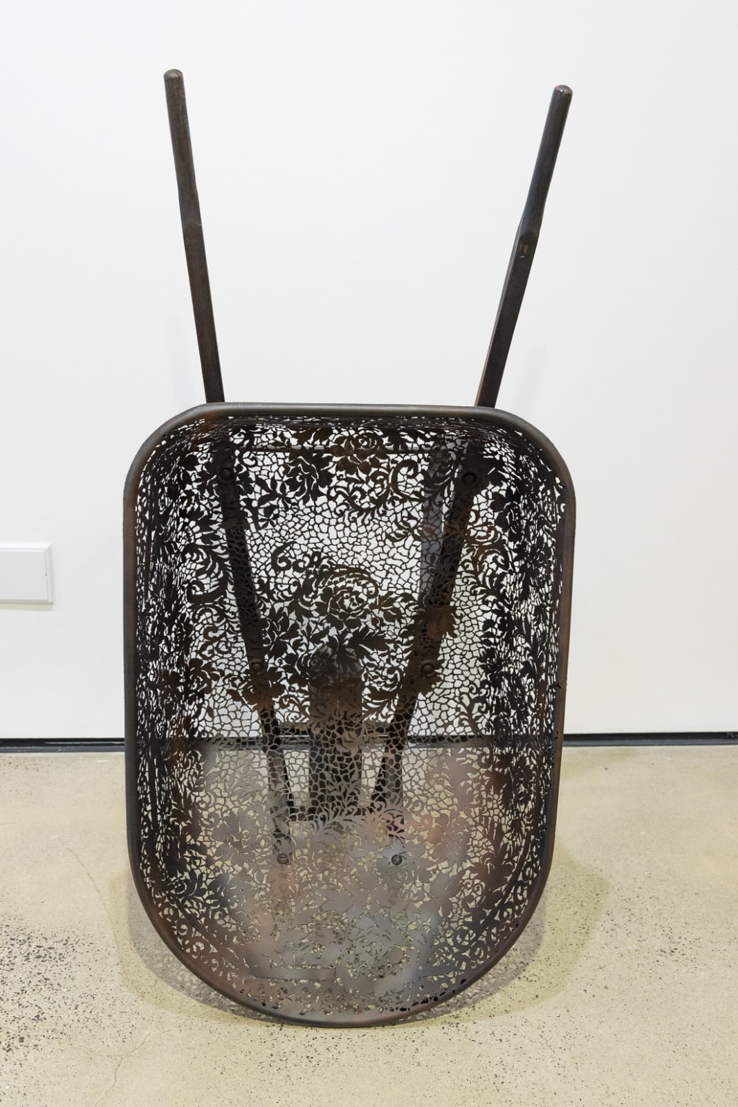 Untitled (Wheel Barrow), 2007 Plasma cut wheel barrow