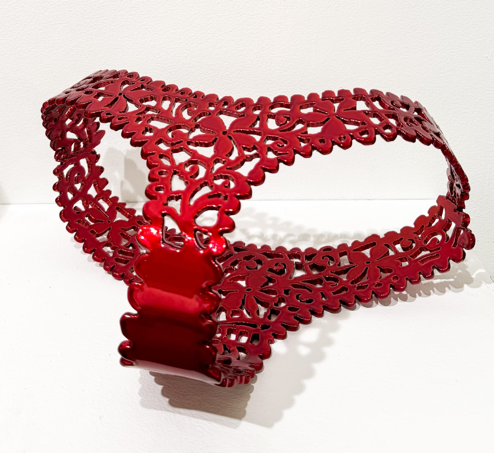 Red Pantie, 2024 Plasma cut steel