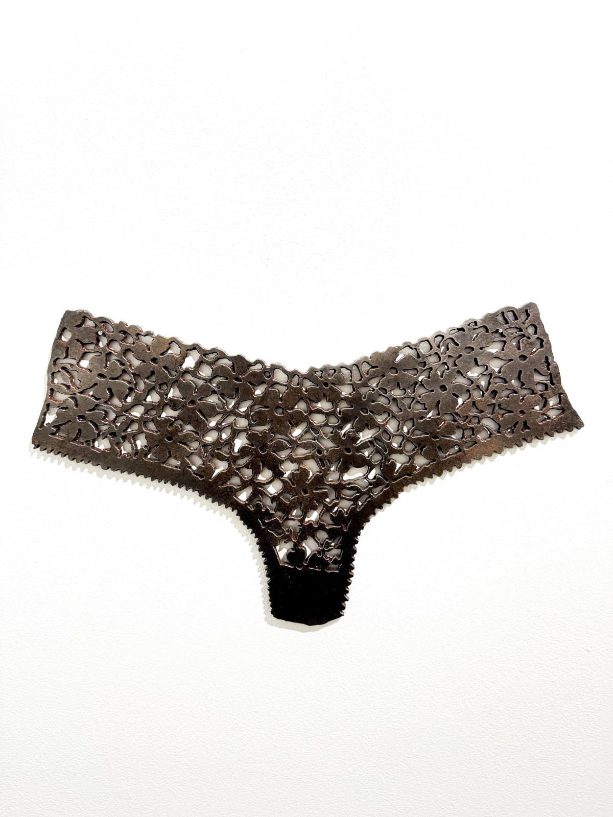 Wall Pantie #2, 2016 Plasma cut steel