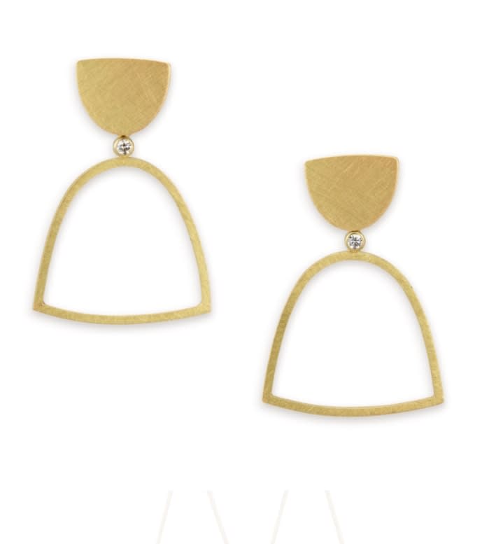 Louise O'Neill, Earrings - Stud Double Arch, 2022