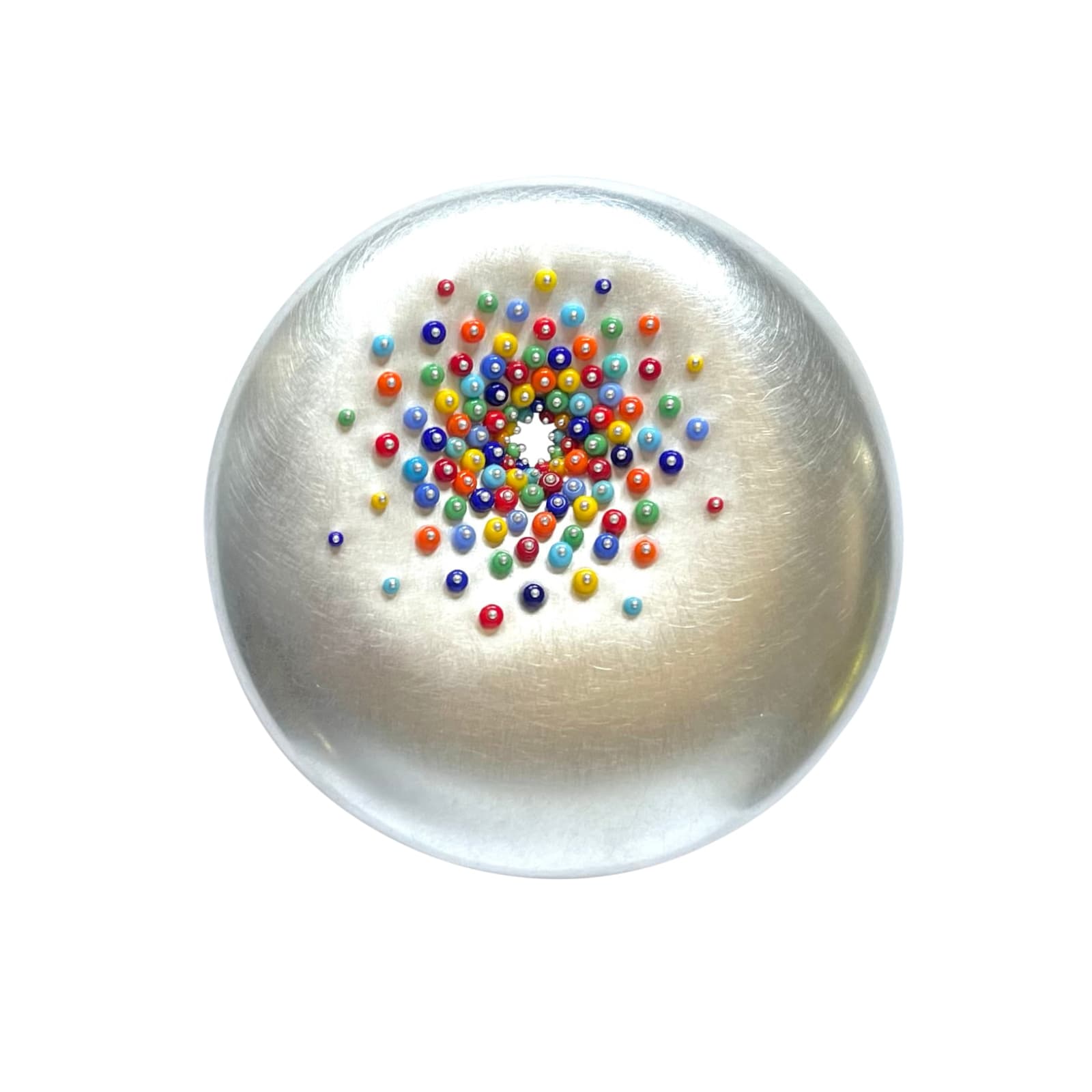 Claire Underwood, Round Disappearing Beads Brooch, 2024