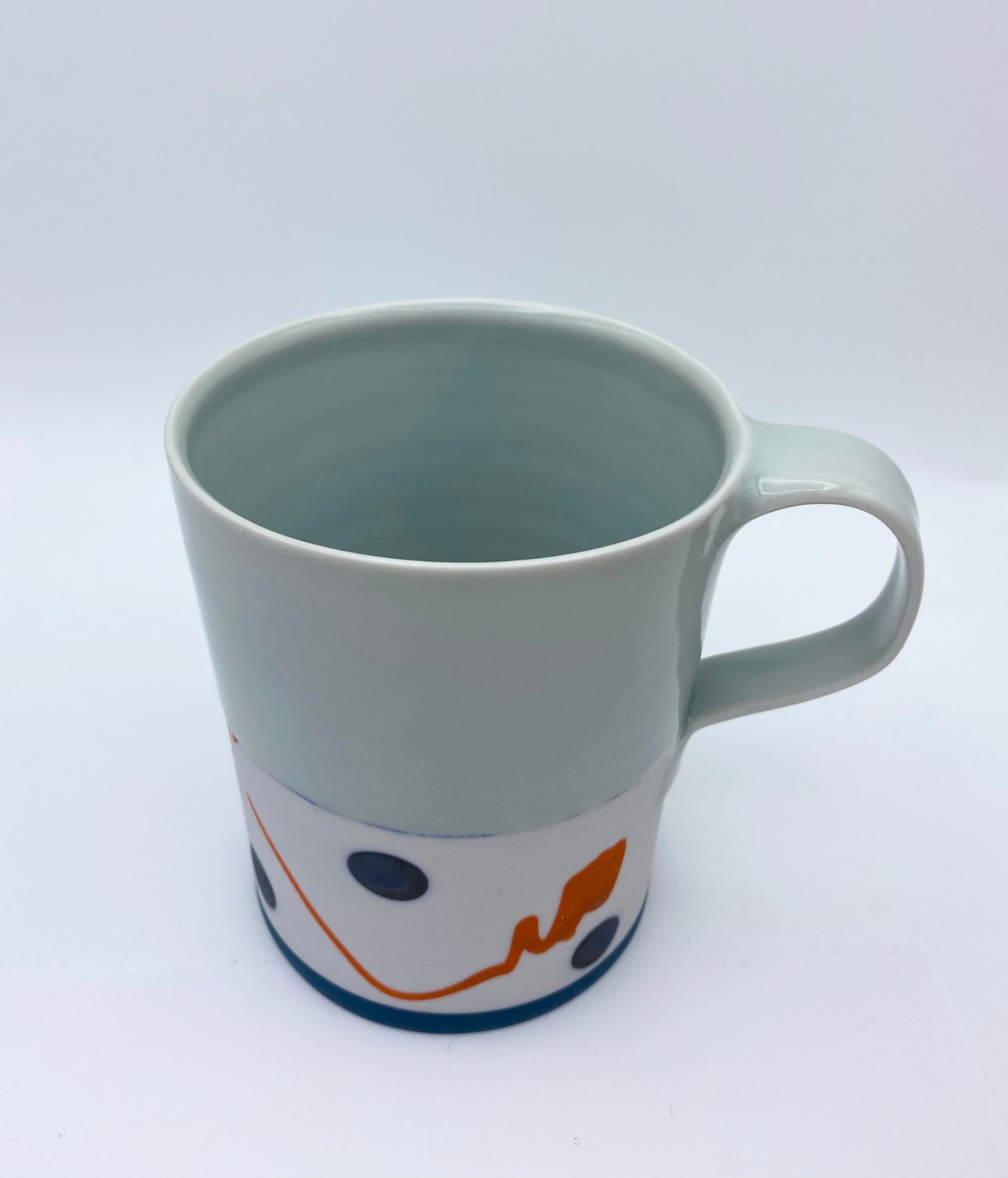 Adam Frew, Cup - Orange And Teal, 2024 | Contemporary Applied Arts