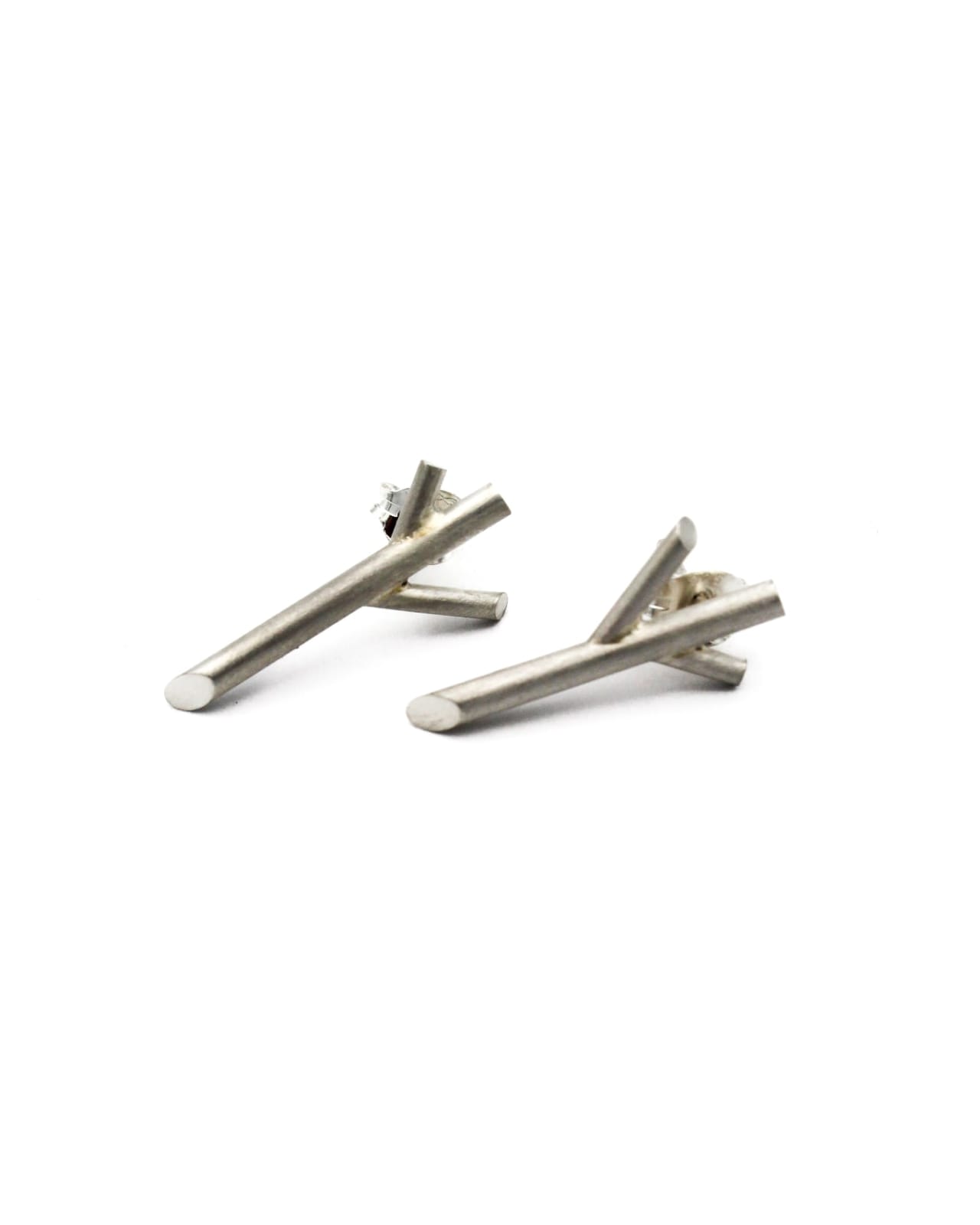 Diana Greenwood, Silver Twig Earrings, 2024