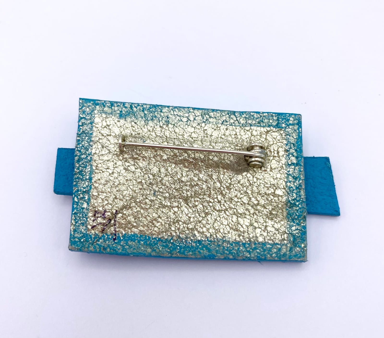 Ealish Wilson, Tyvek Blue Brooch, 2024