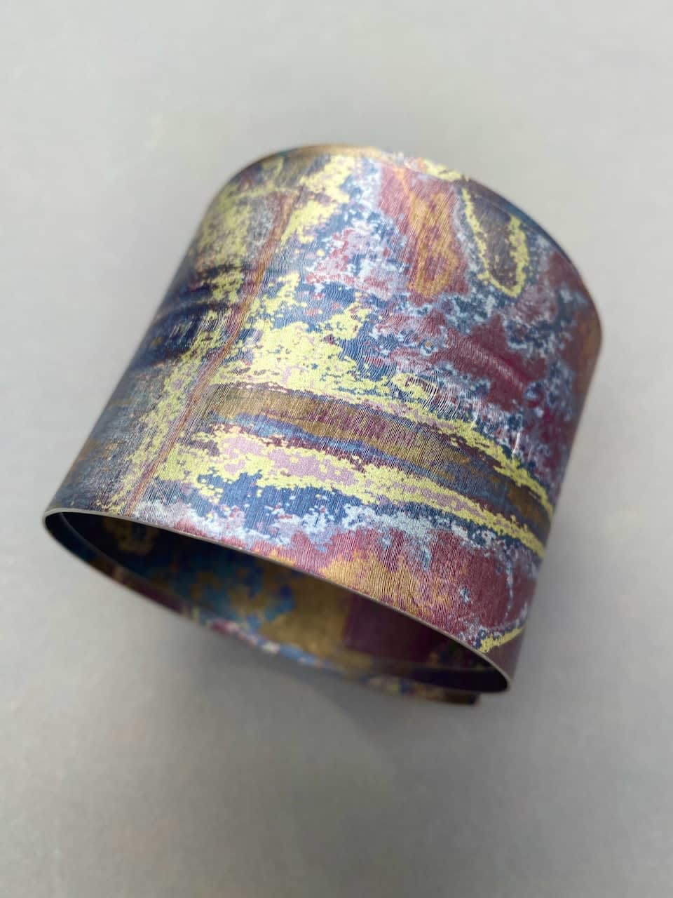 Jane Adam, Purple Spiral Bangle, 2024