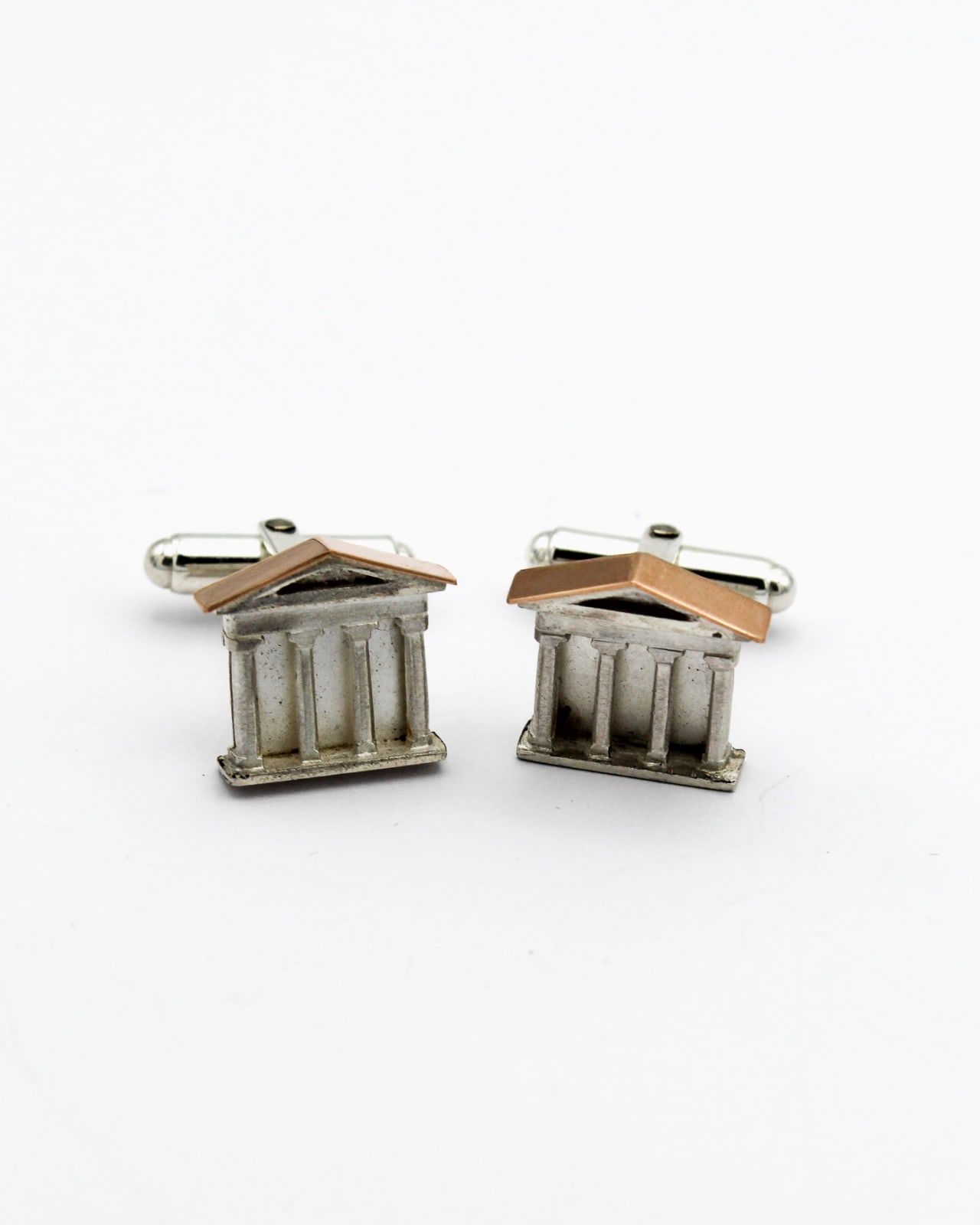 Vicki Ambery-Smith, Greek Temple Cufflinks, 2024