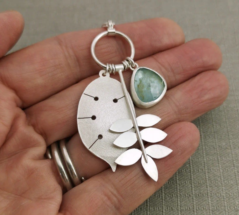 Diana Greenwood, Winter Garden Necklace, 2024