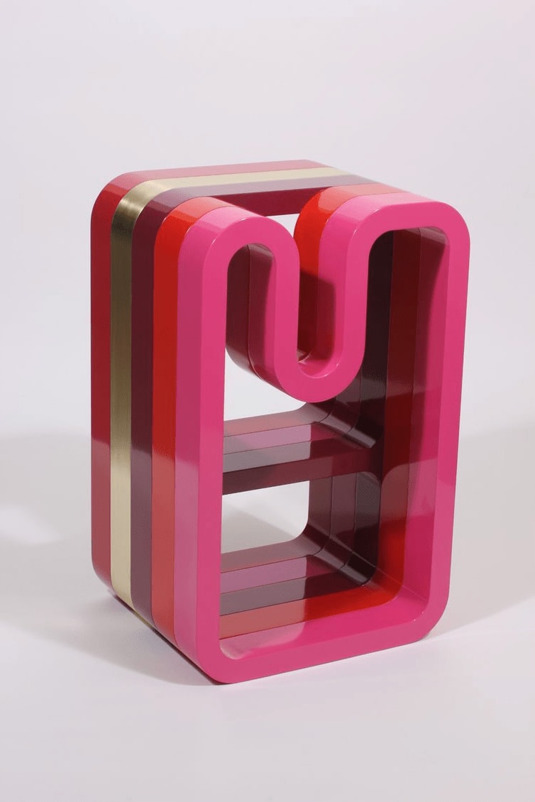 Porter + Trundle, Loop Side Table (Pink), 2022
