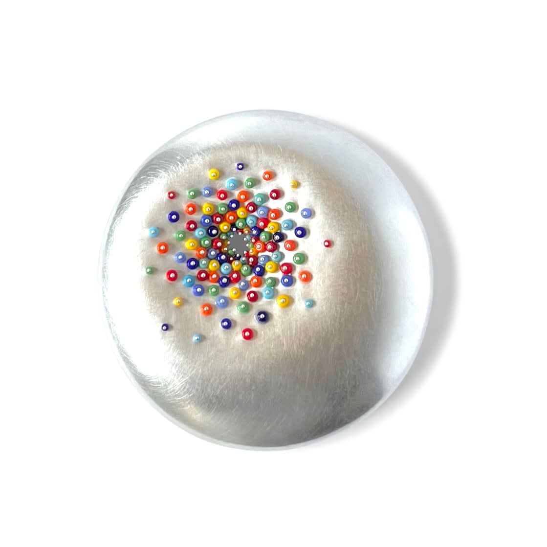 Claire Underwood, Round Disappearing Beads Brooch, 2024