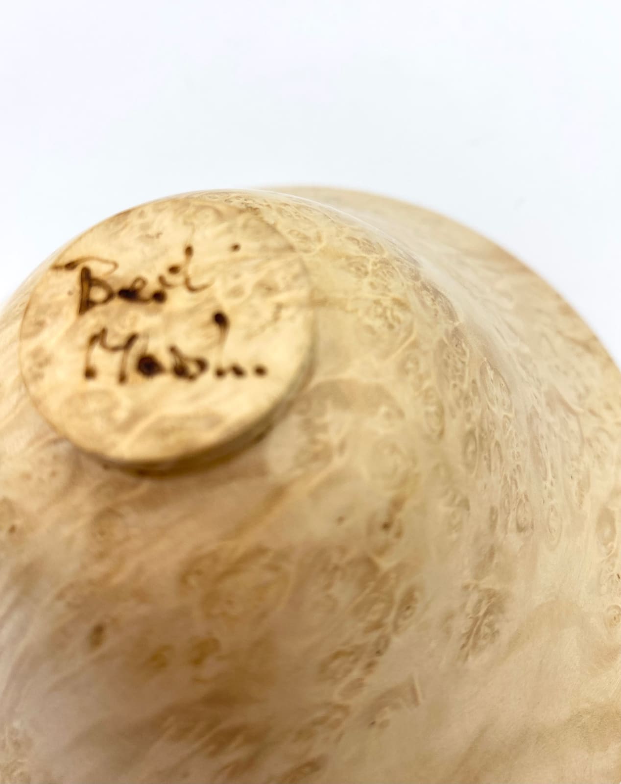 Bert Marsh, Burr Maple Bowl, 1994