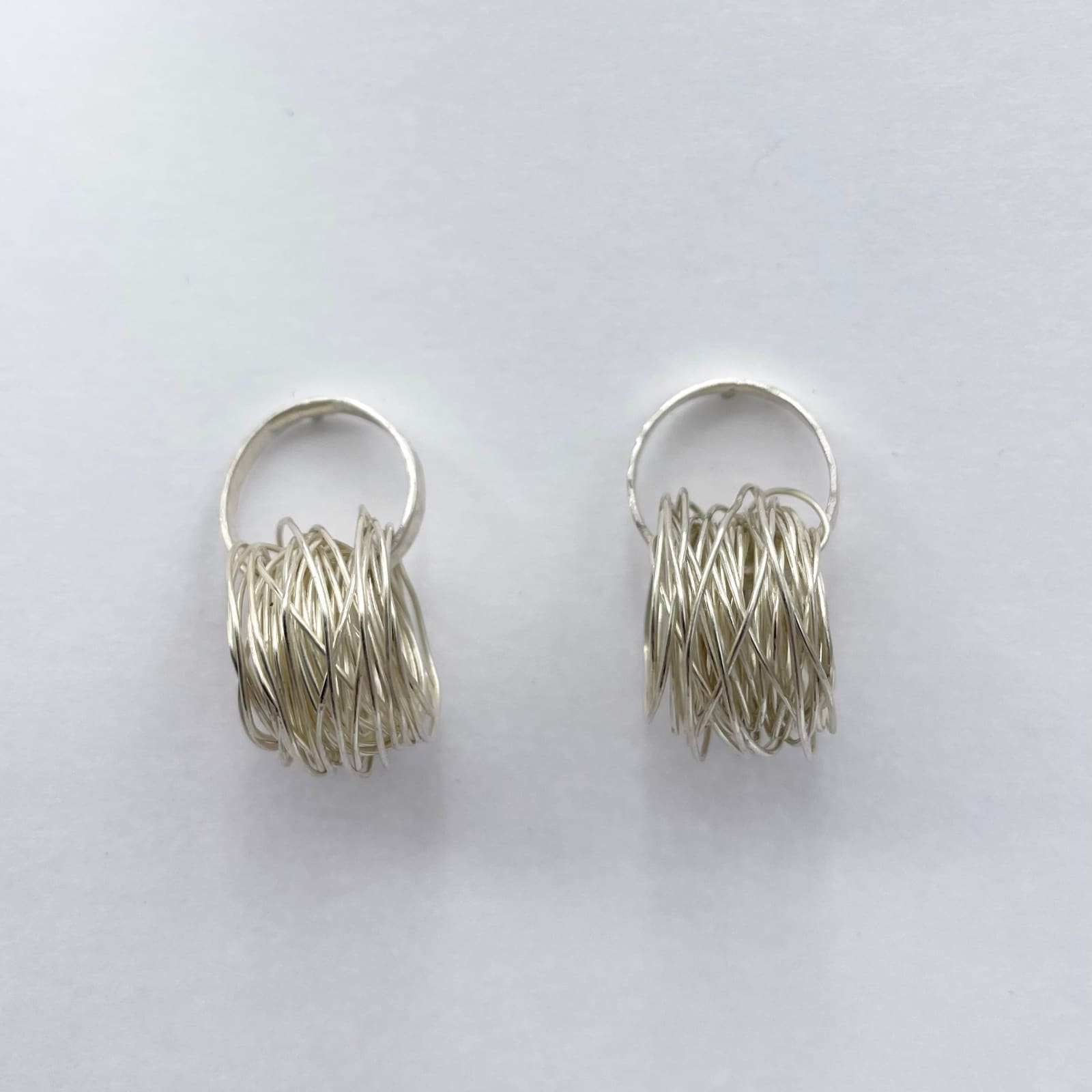 Disa Allsopp, Sterling Silver Small Spaghetti Earrings, 2024