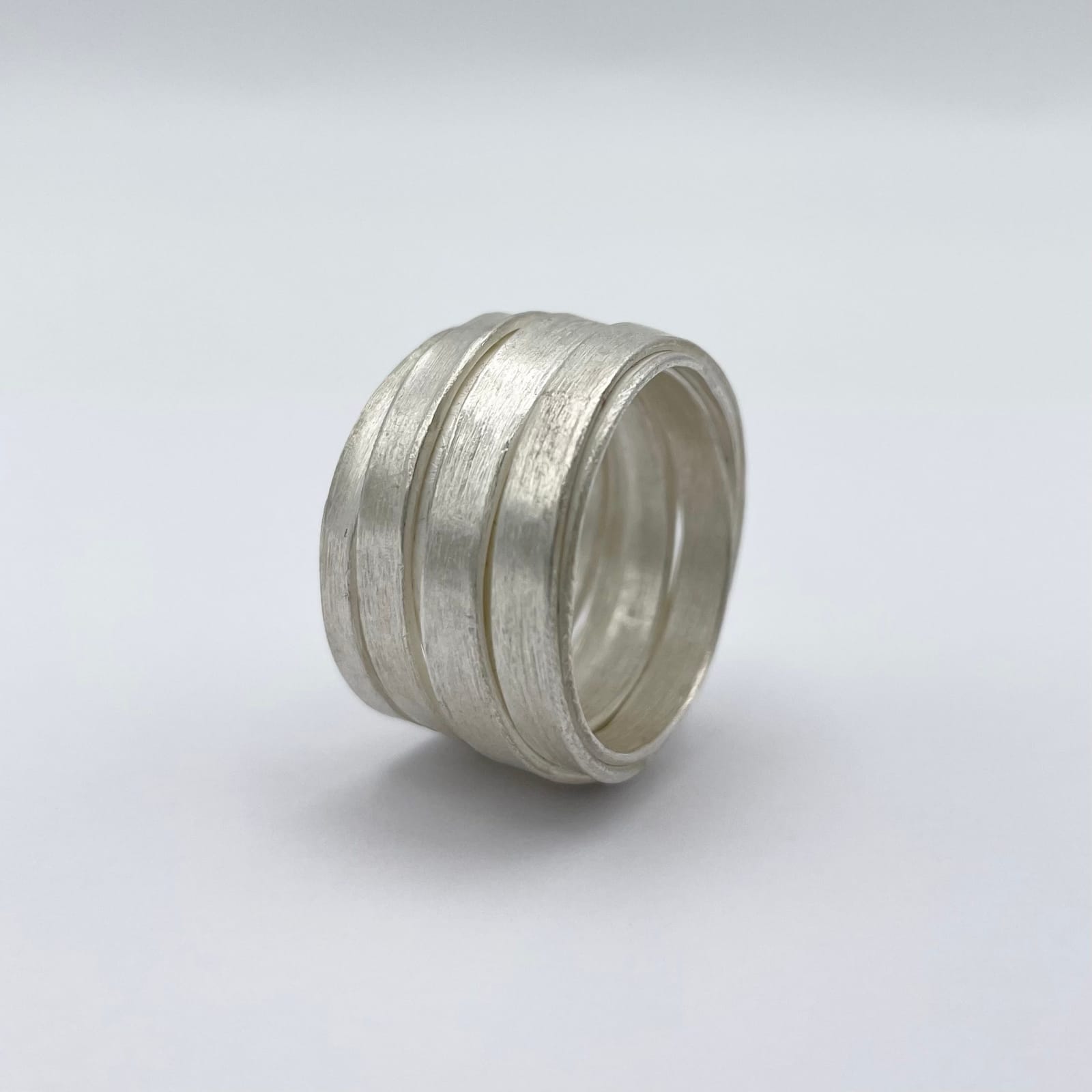Disa Allsopp, Sterling Silver Tagliatelle Ring, 2024