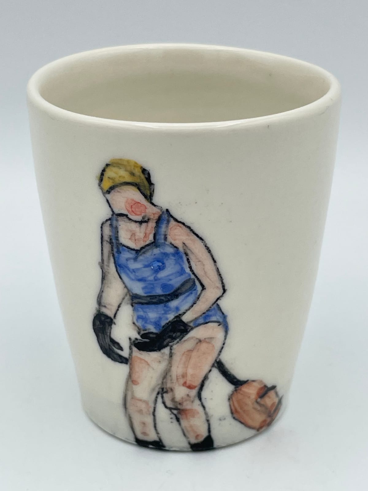 Helen Beard, Swimmer Beaker - Blue, Yellow Cap, 2024