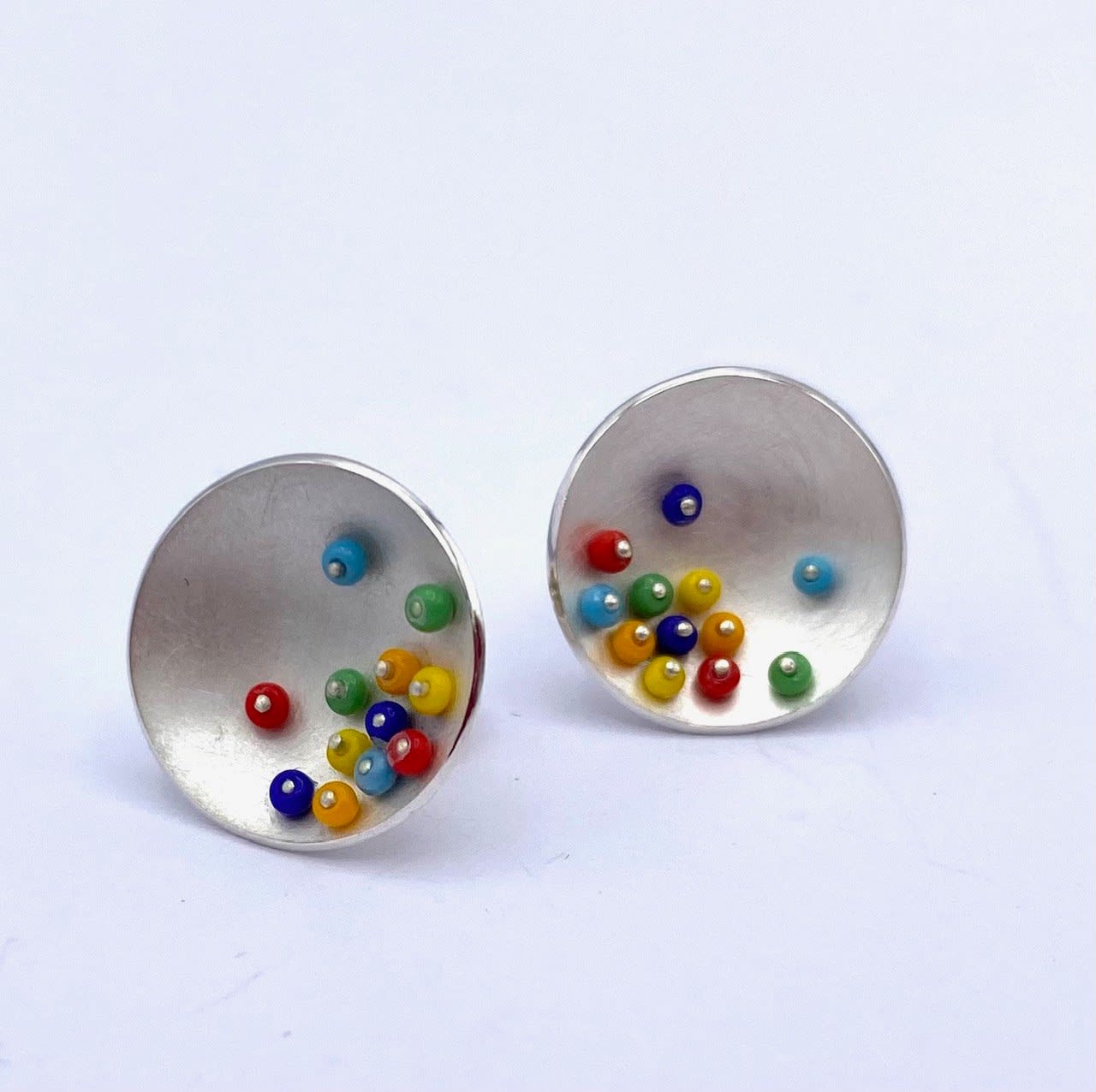 Claire Underwood, Large 100s & 1000s Stud Earrings, 2024