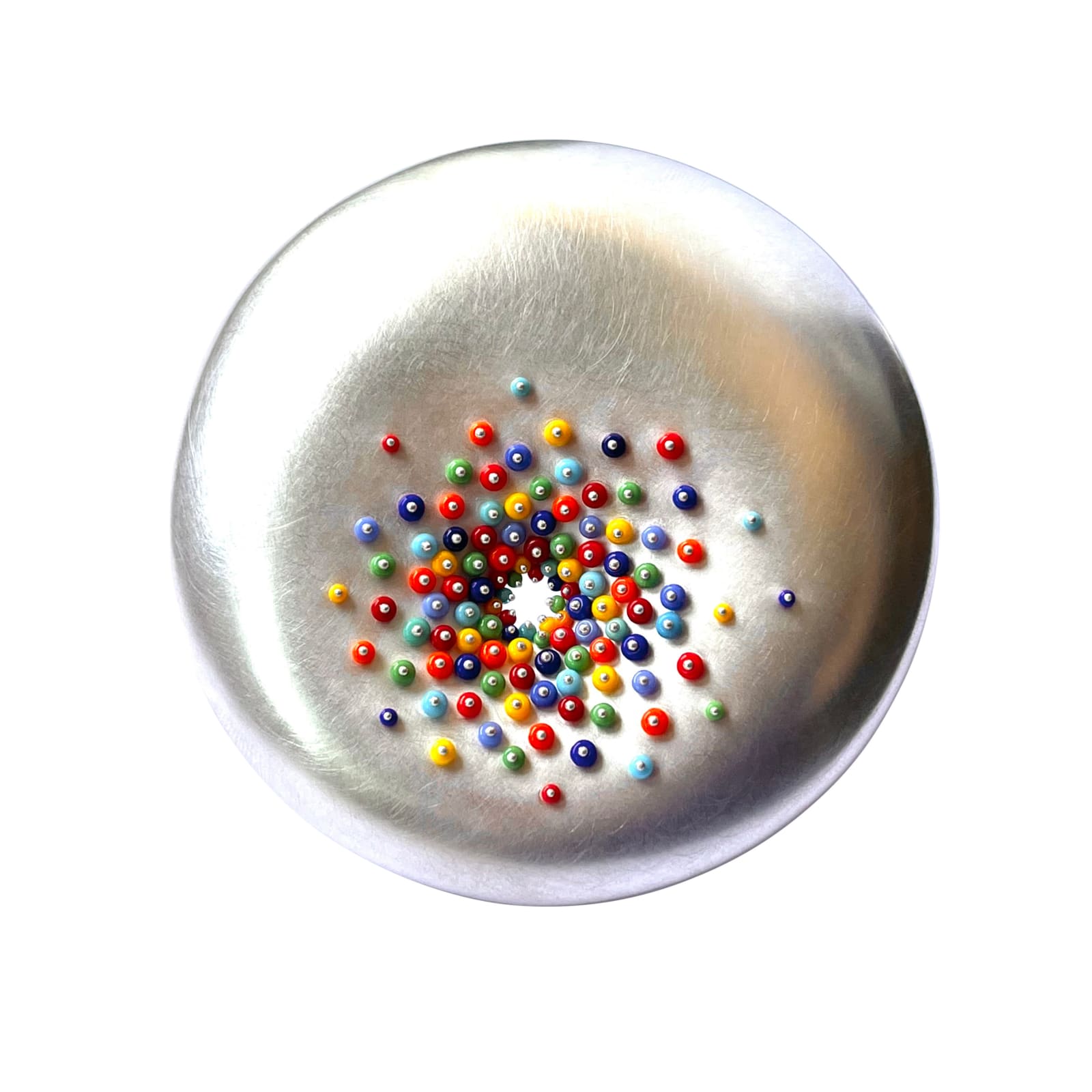 Claire Underwood, Round Disappearing Beads Brooch, 2024