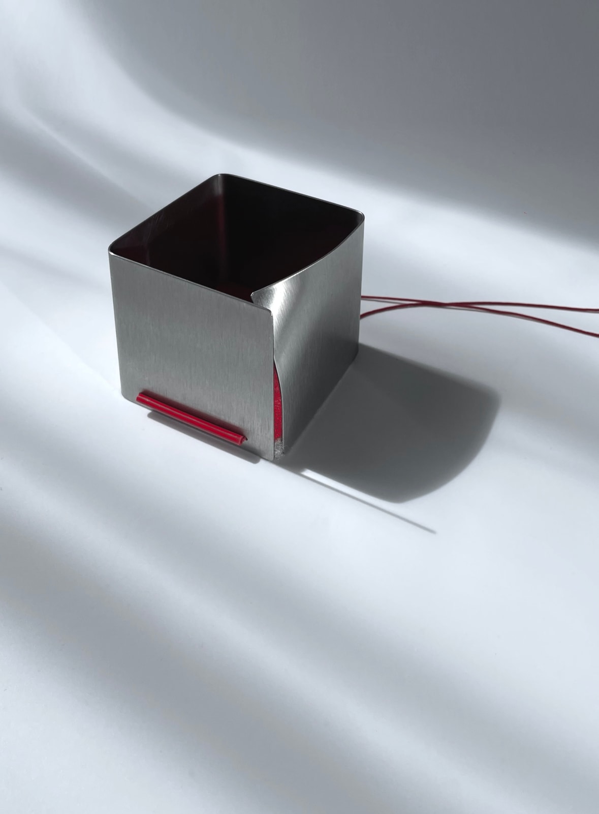 Gill Forsbrook, Three Stainless Steel Box Forms, 2024