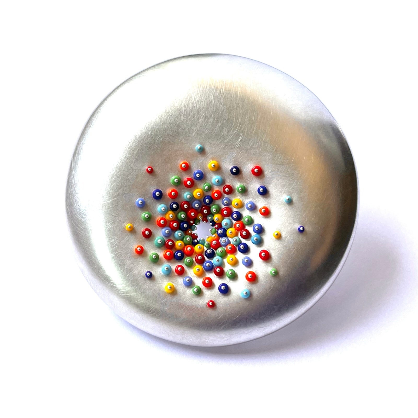 Claire Underwood, Round Disappearing Beads Brooch, 2024