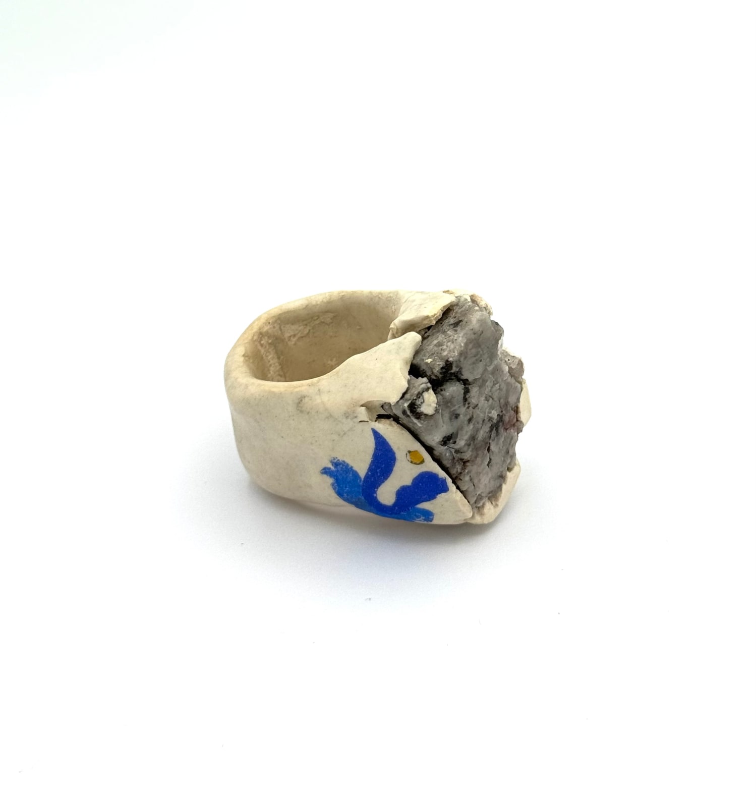Aneta Regel, White & Blue Ring, 2018