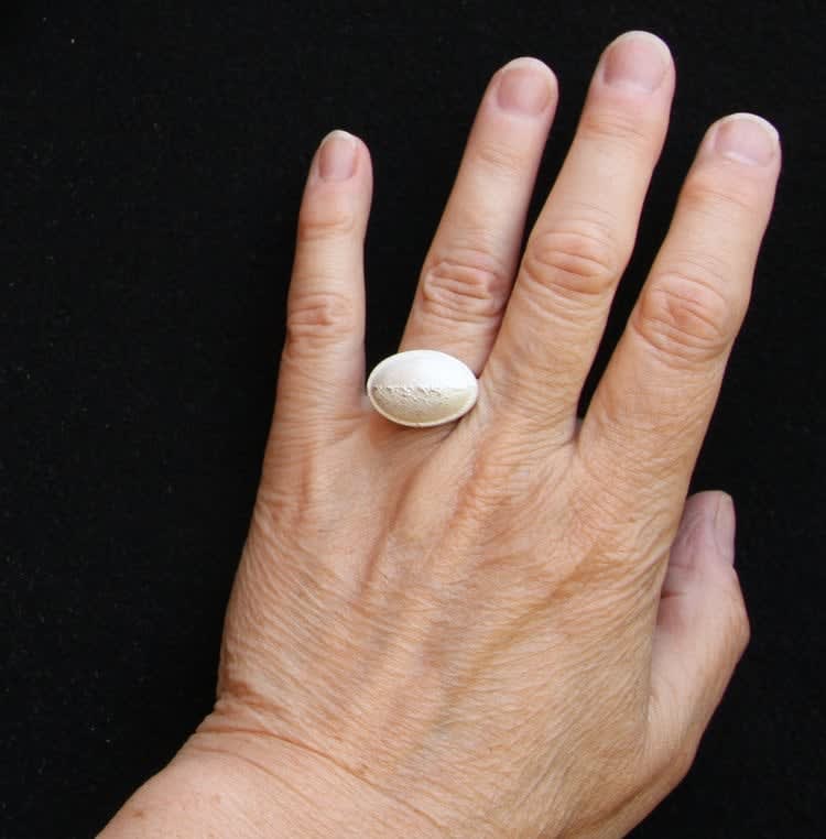 Sian Evans, Tilda Ring Silver, 2025