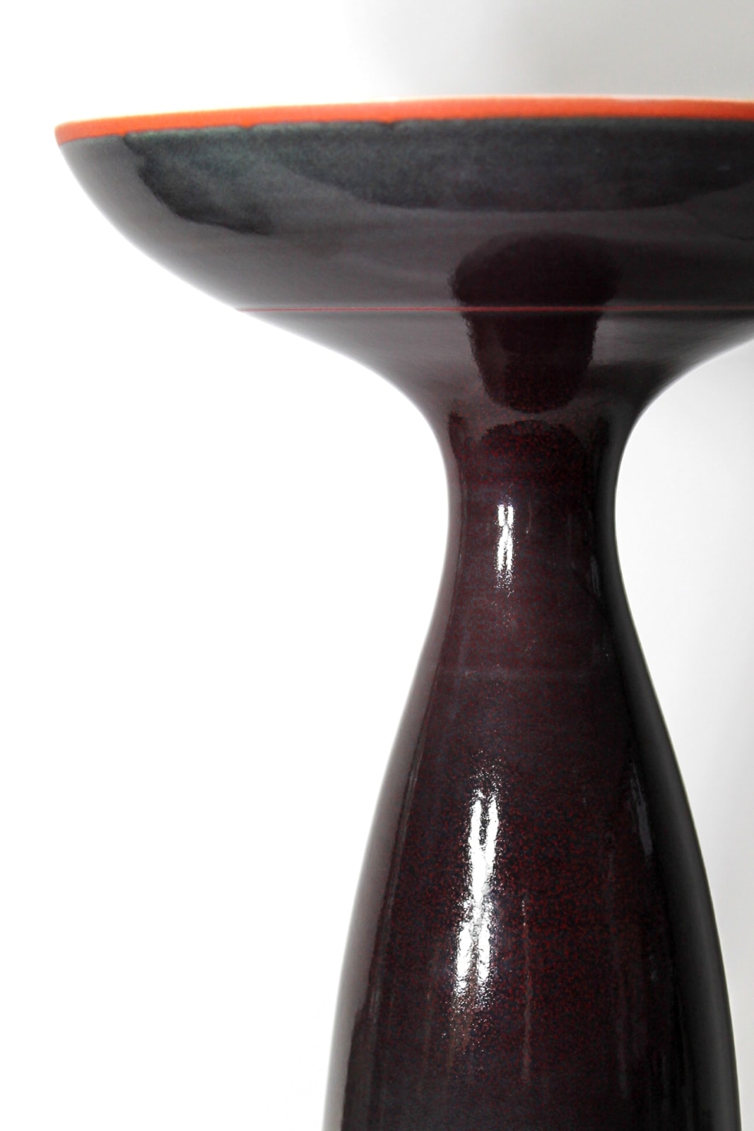 Anna Silverton, Burgundy Contrast Vase 21, 2024