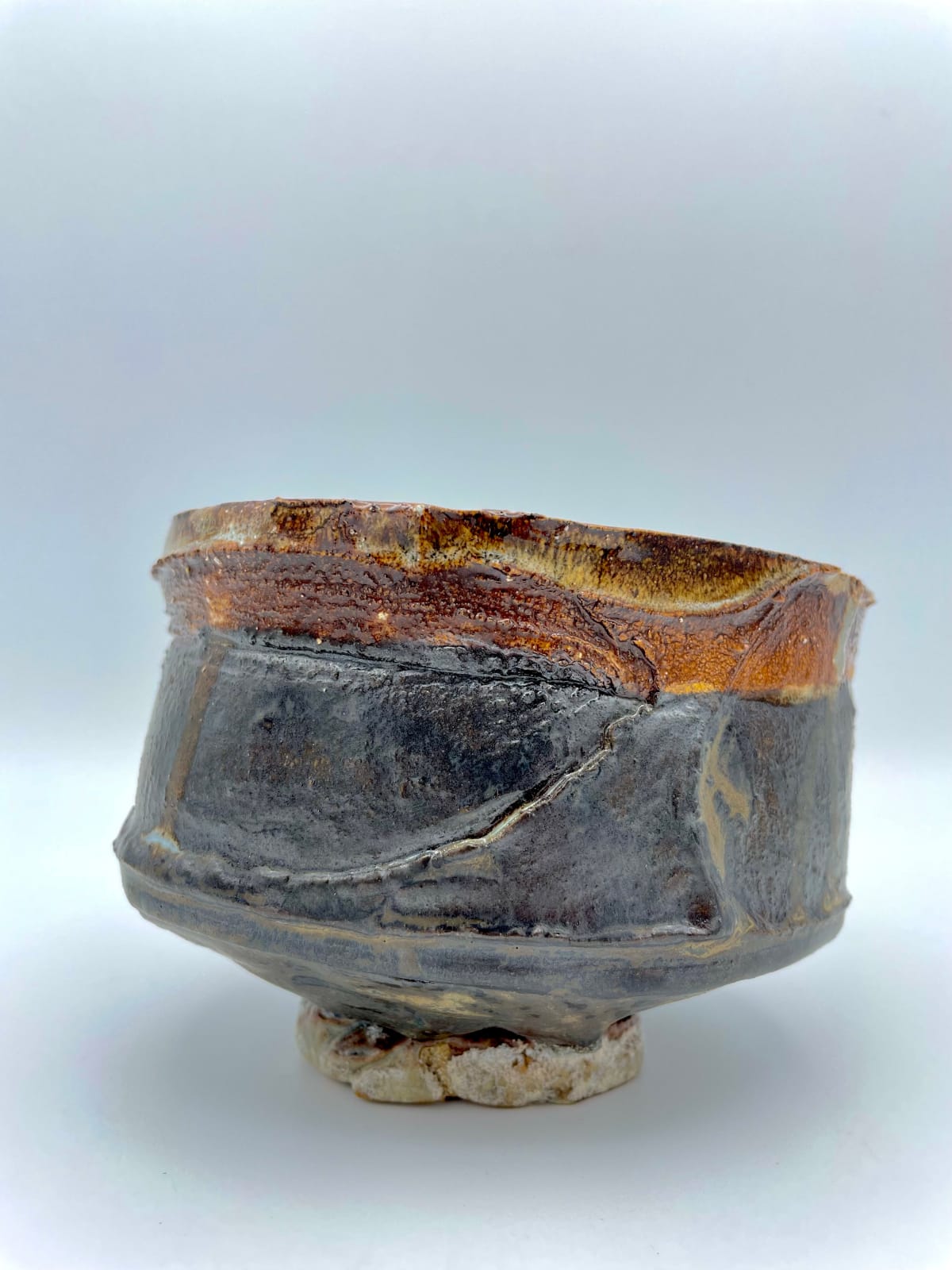 Robert Cooper, Drippy Copper Tea Bowl, 2023