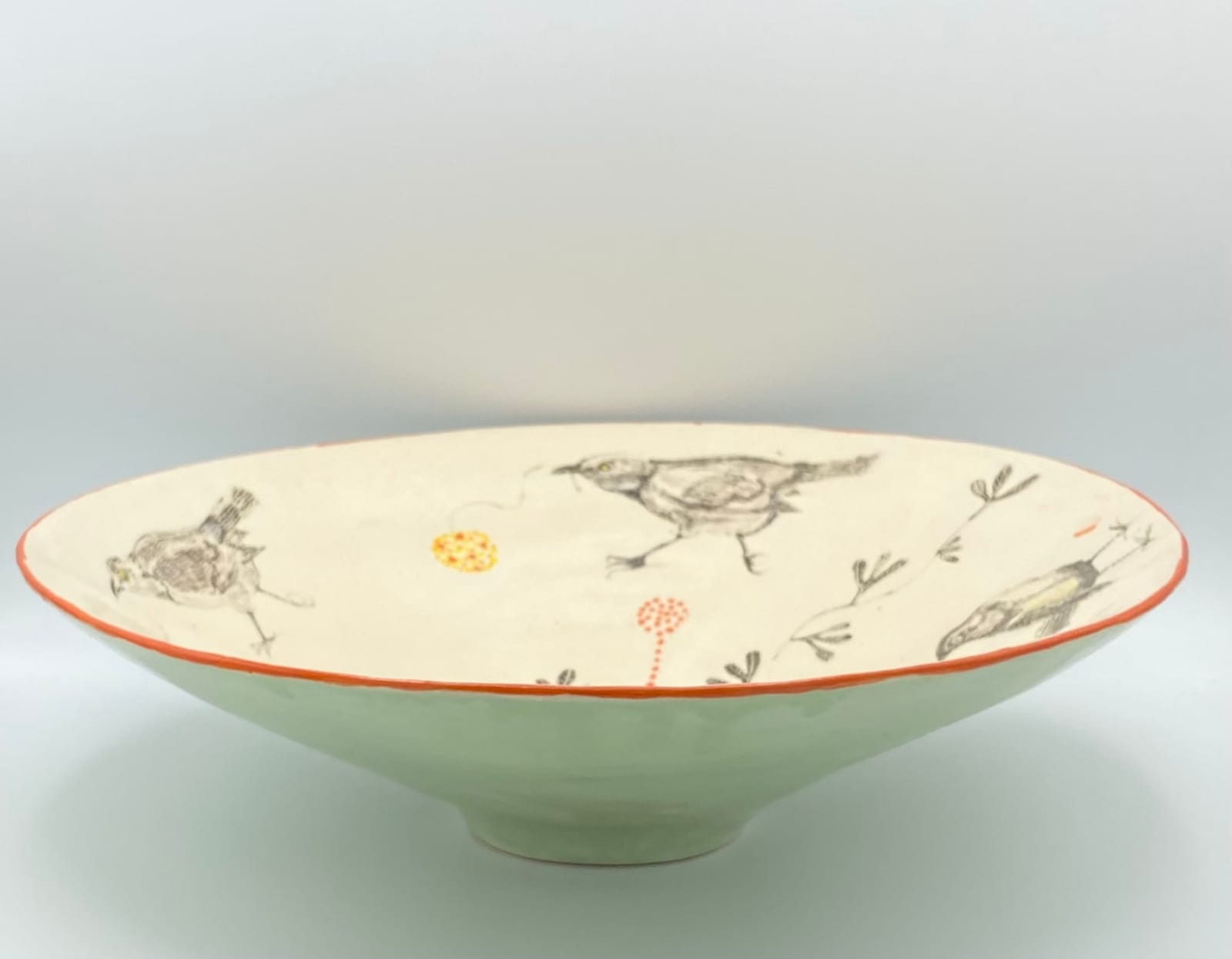 Laurance Simon, Circling Round The Bees Platter, 2024