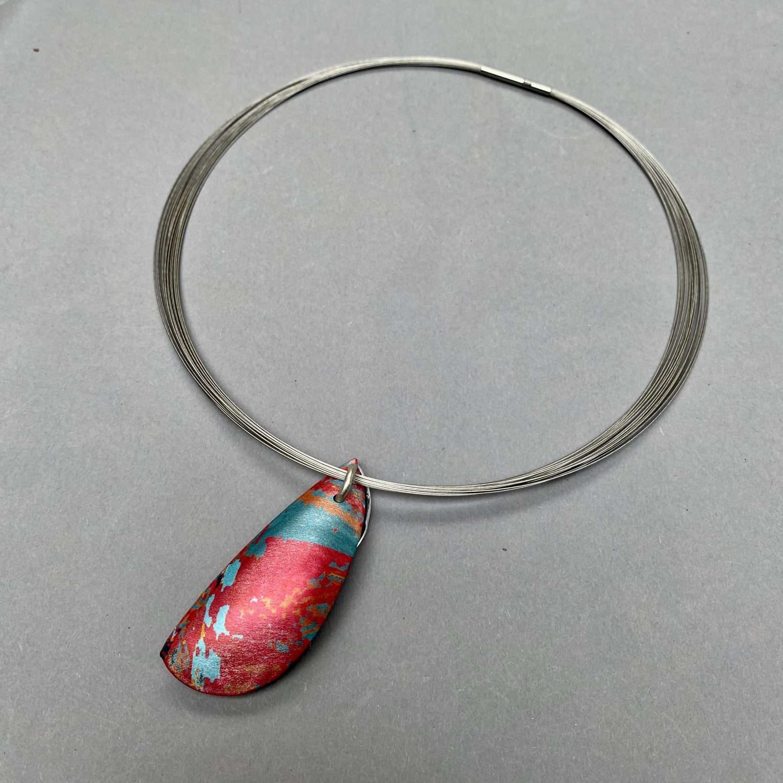 Jane Adam, Red Medium Pod Pendant, 2024