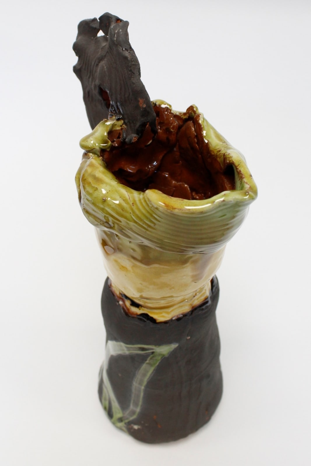 Dylan Bowen, Large Jug - Brown, Yellow & Green , 2019