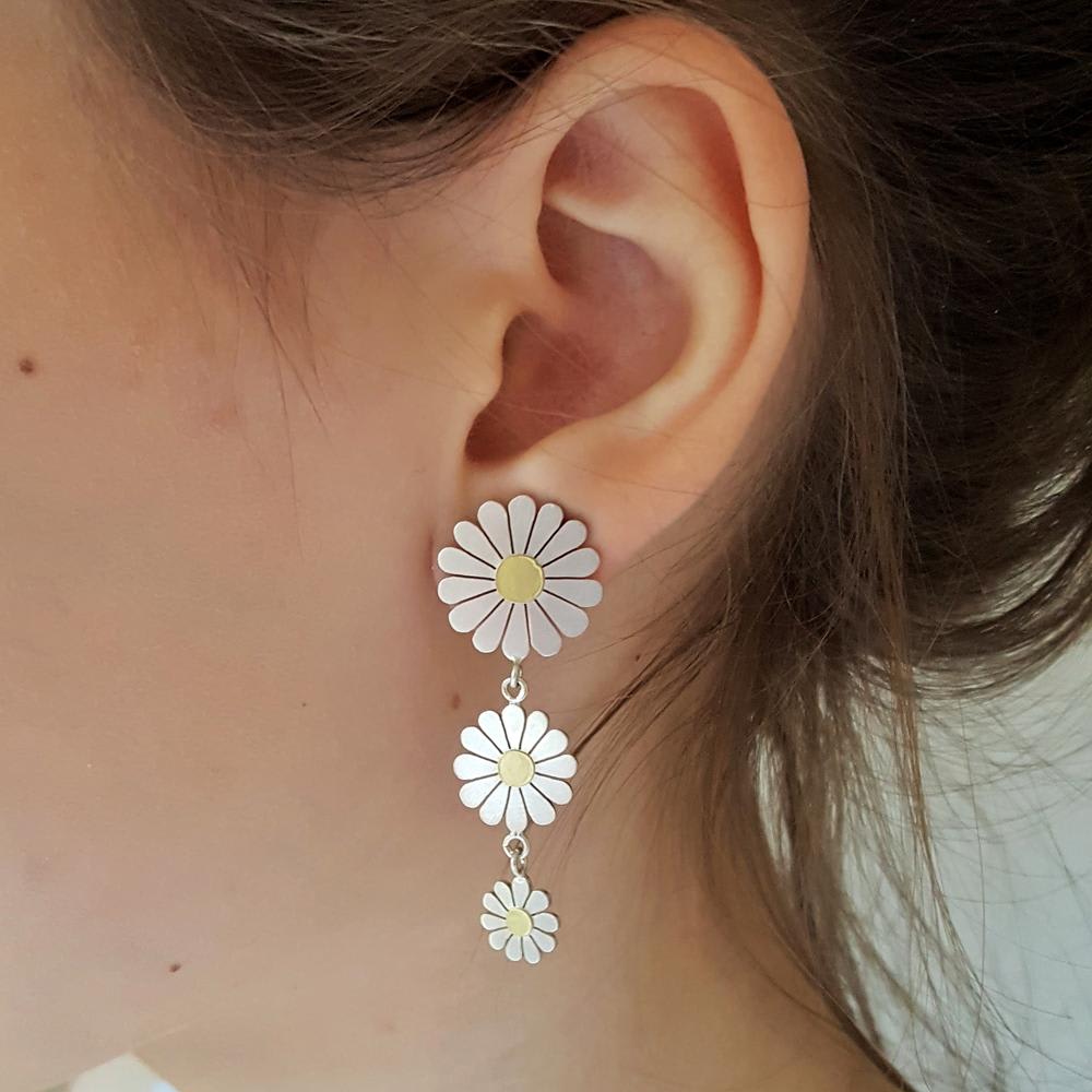 Daisy drop earrings shop