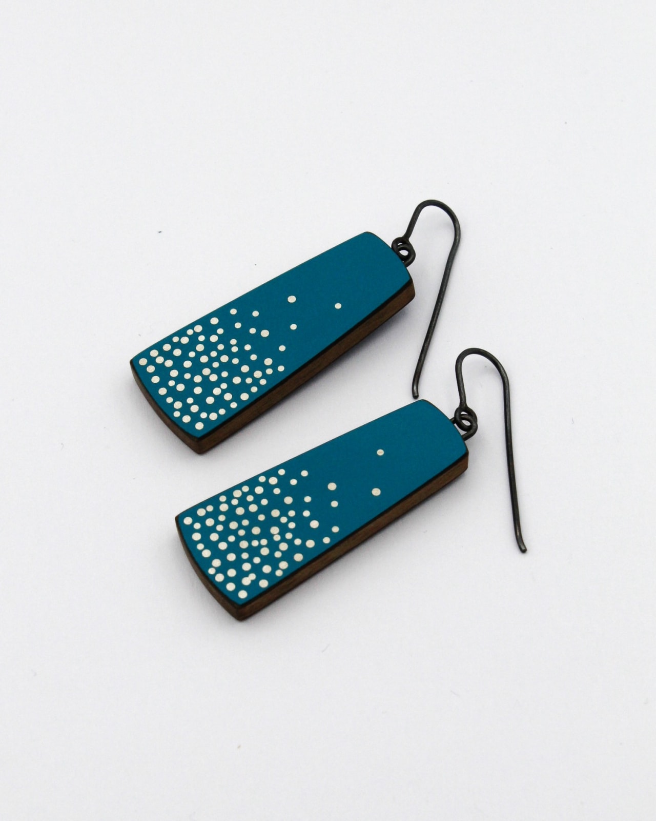 Emily Kidson, Turquoise Inlaid Dot Earrings , 2024