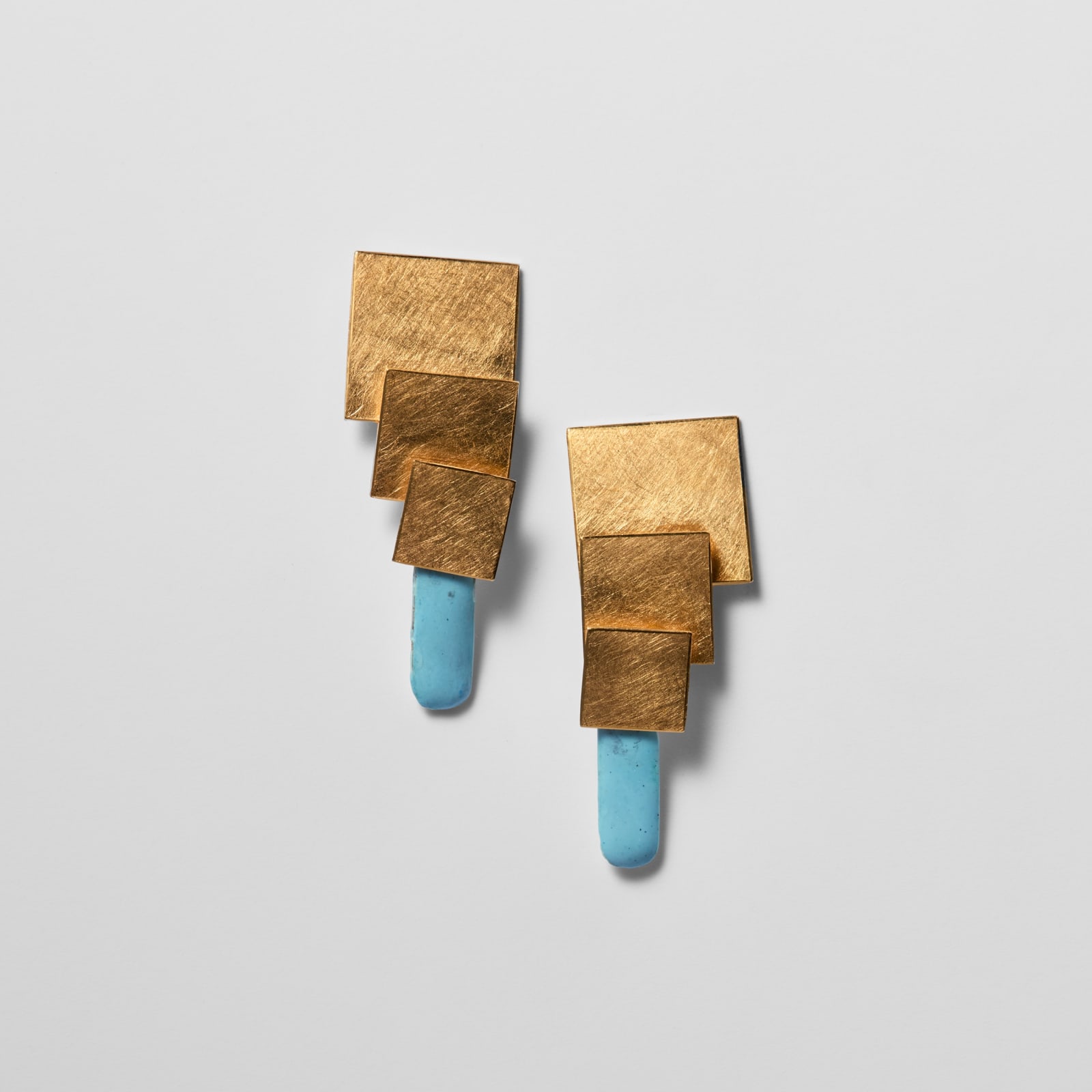 Mara Irsara, Layered Squares Earrings, 2024