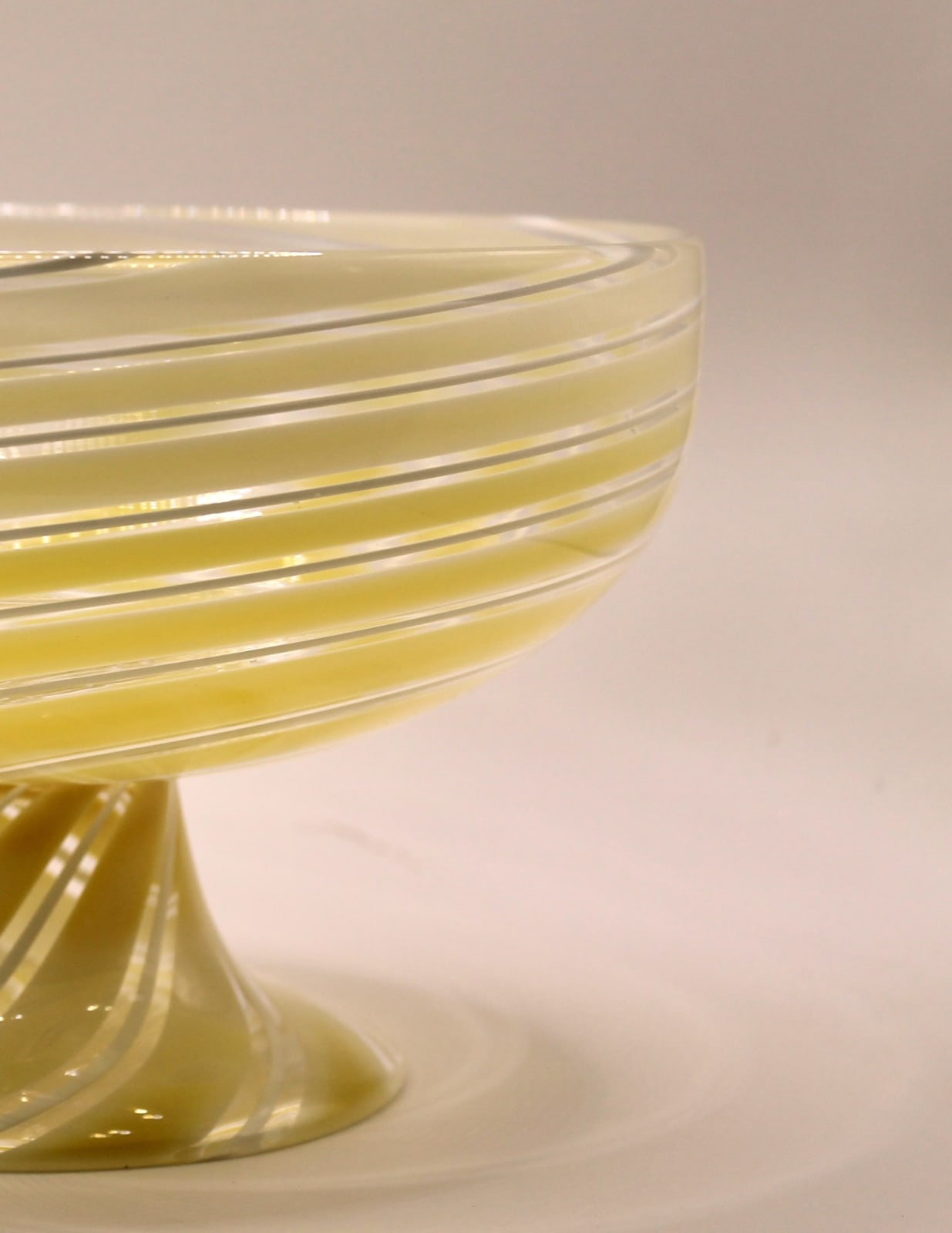 Scott Benefield, Filigrana Footed Bowl (Yellow), 2024