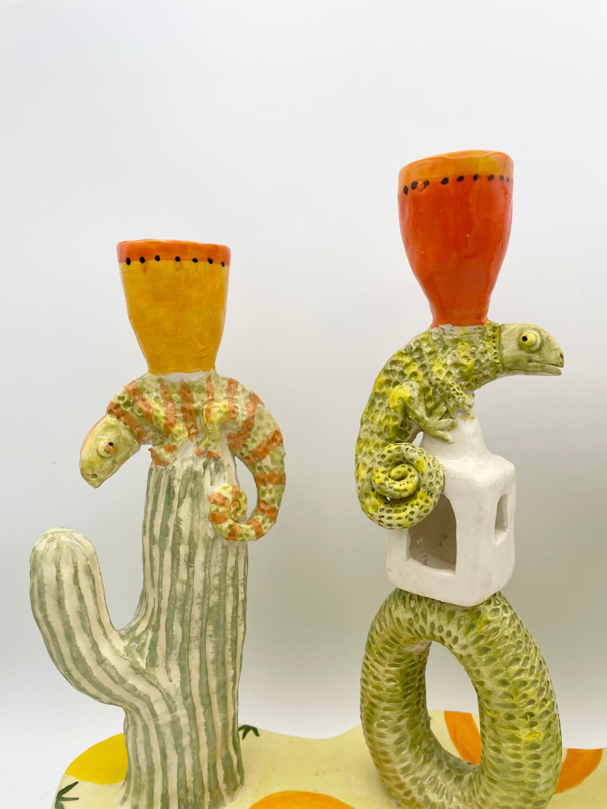 Laurance Simon, Karma Chameleon Candelabra, 2023
