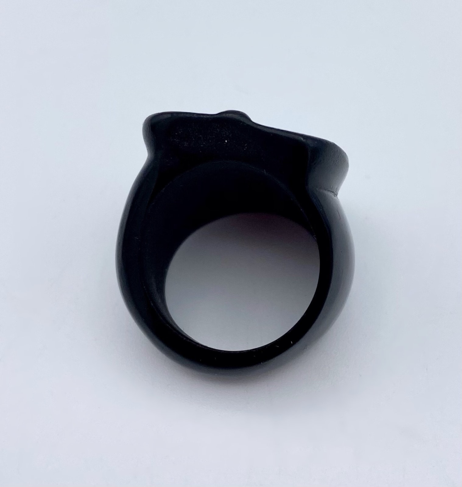 Angela Thwaites, Black Owl Ring, 2023