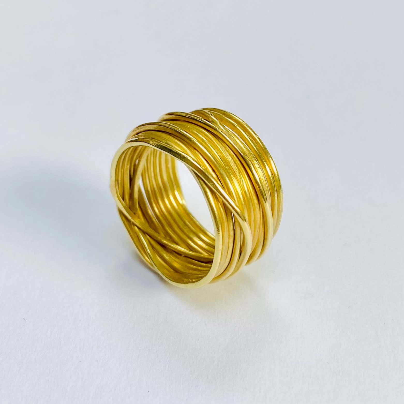 Disa Allsopp, 18k Gold Spaghetti Ring , 2023 | Contemporary Applied Arts