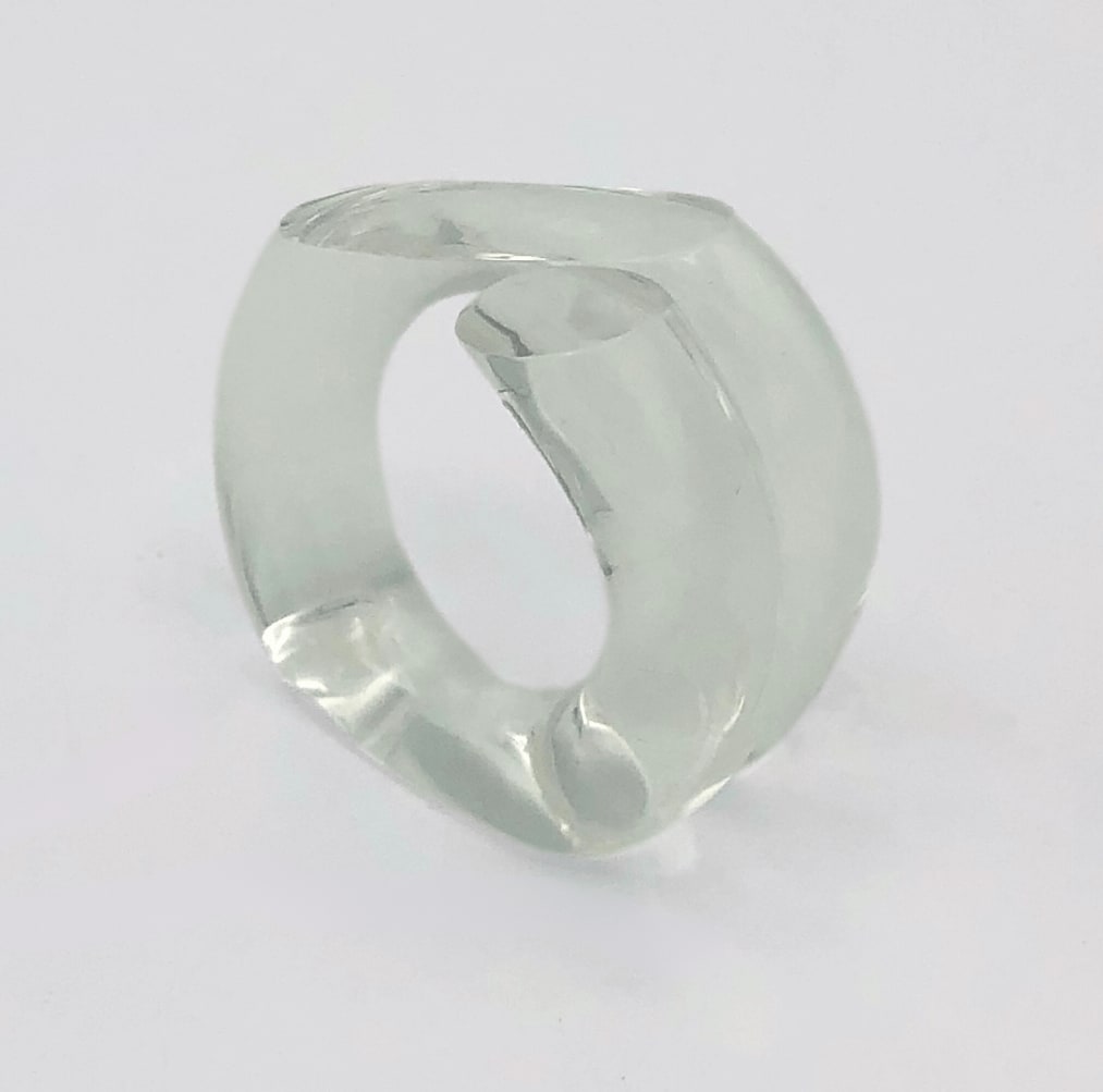 Marlene McKibbin, Acrylic Ring - Clear, 2023