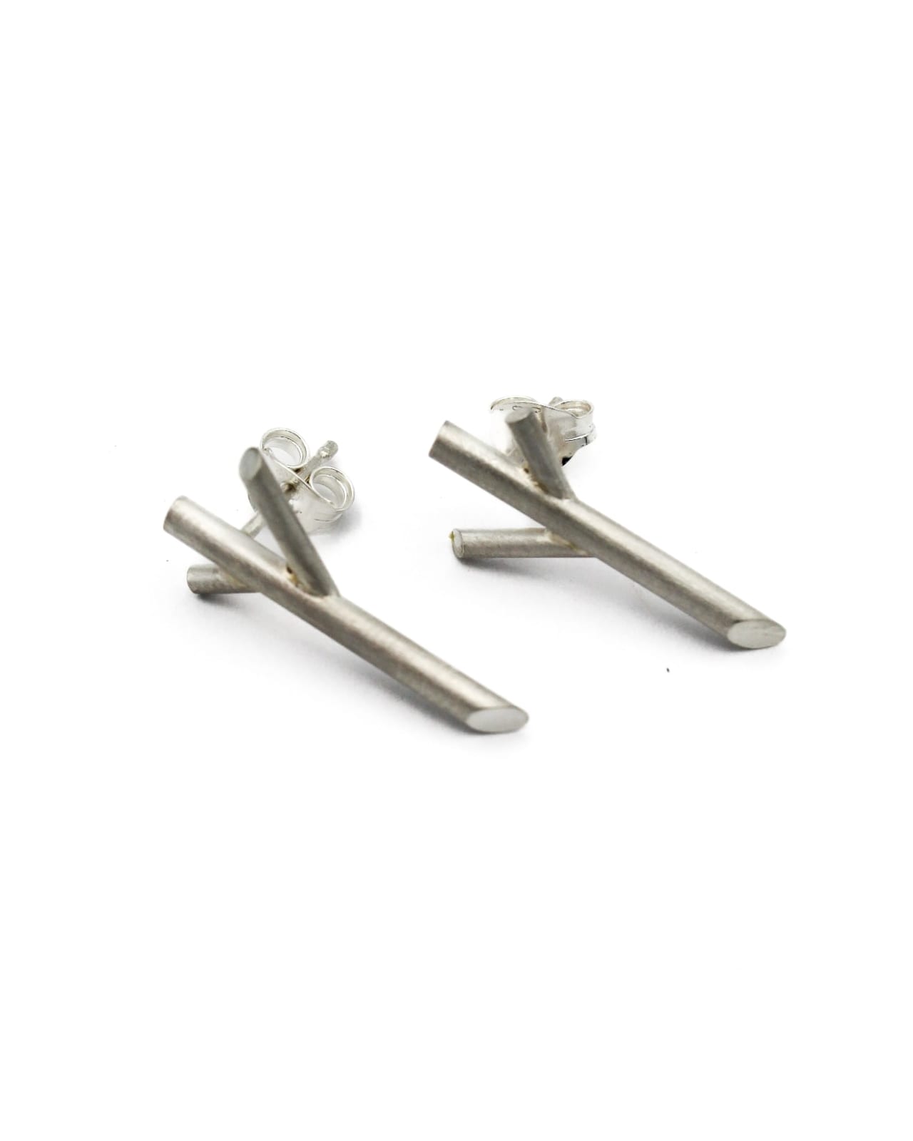 Diana Greenwood, Silver Twig Earrings, 2024