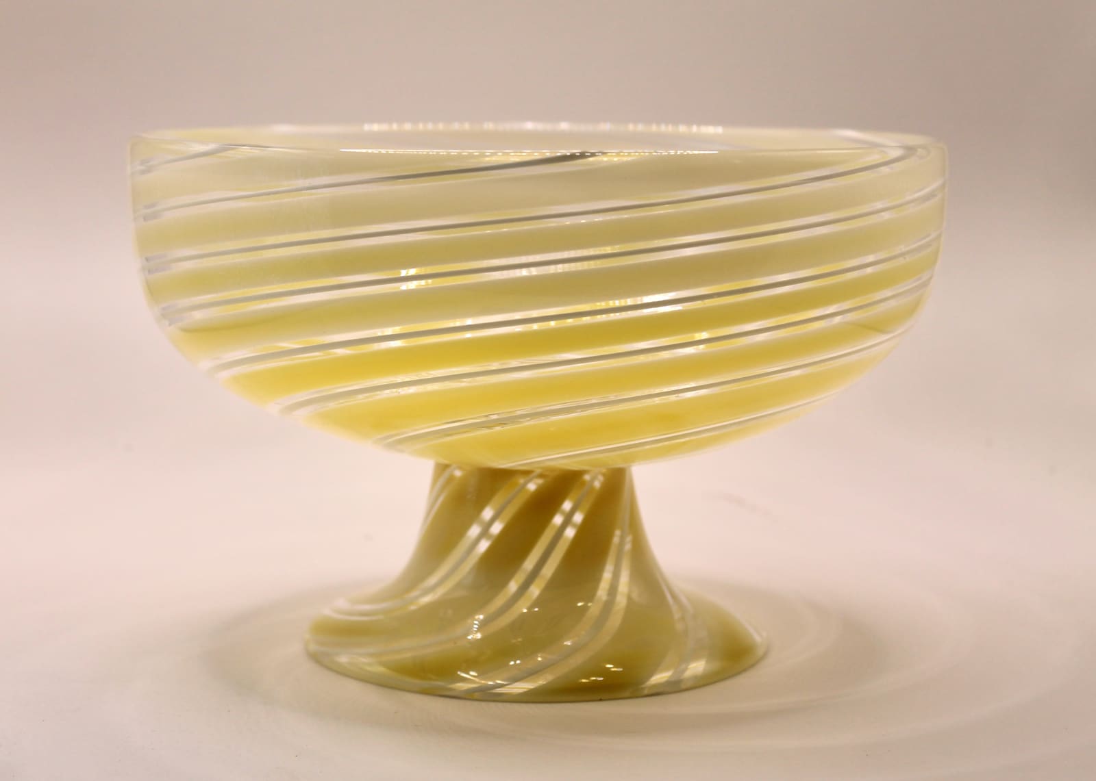 Scott Benefield, Filigrana Footed Bowl (Yellow), 2024