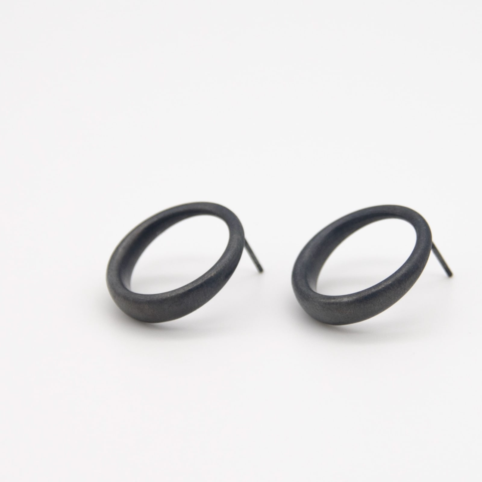 Sheng Zhang, ‘Curved Curves’ Framed Circle Earrings, 2023