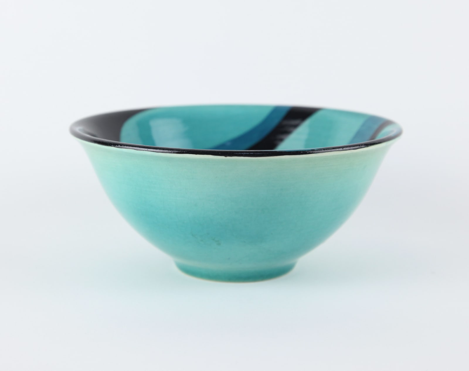 Jane Cox, Large Dec Aq Cereal Bowl (Aquitaine Decorated Turquoise, 2 of 2), 2021