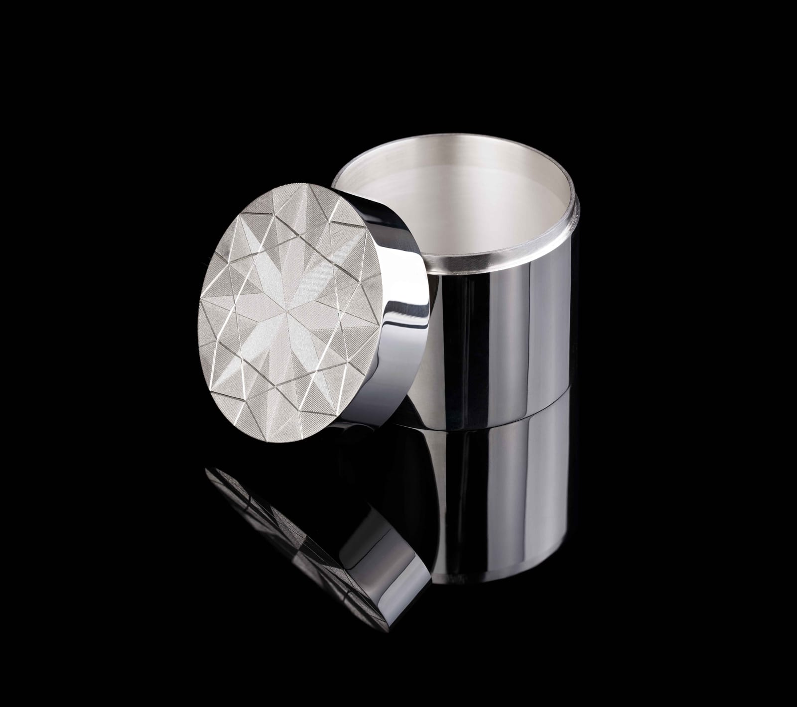 Kathryn Hinton, Silver Gemstone Patterned Box, 2025