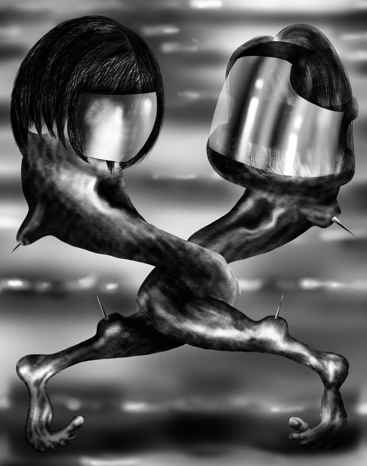 Joe Madeira, Study for Fight, 2018