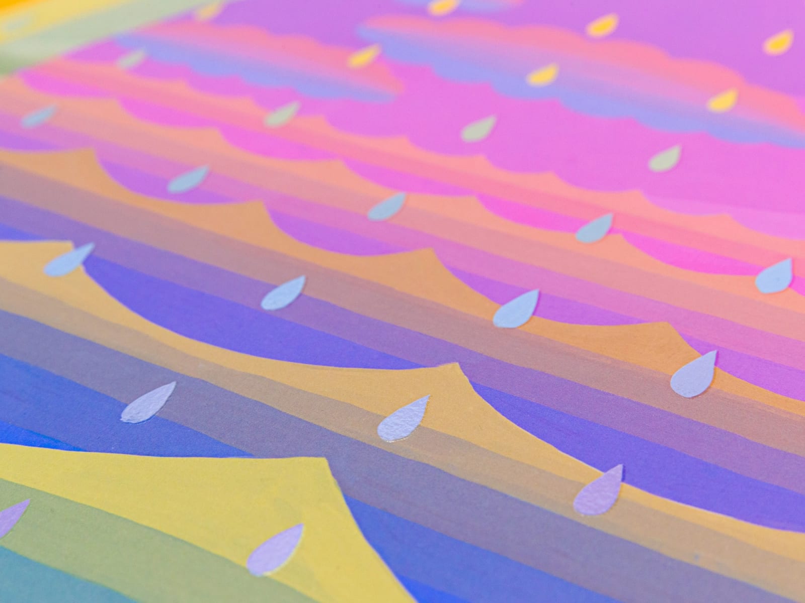 Amy Lincoln, Rainbow with Rain Clouds, 2022