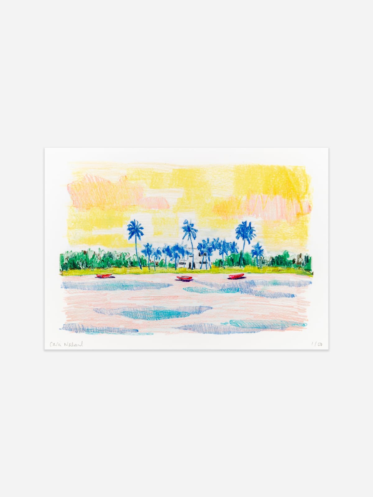 Cara Nahaul, Swimming Lessons & Palms Rising (Book & Print), 2022
