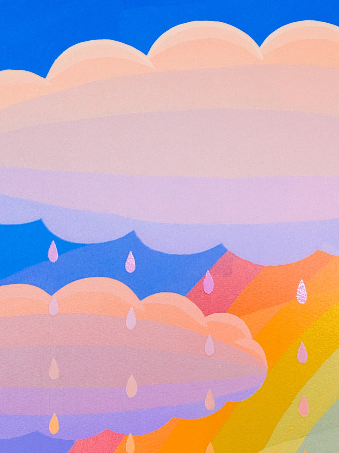 Amy Lincoln, Rainbow with Rain Clouds, 2022
