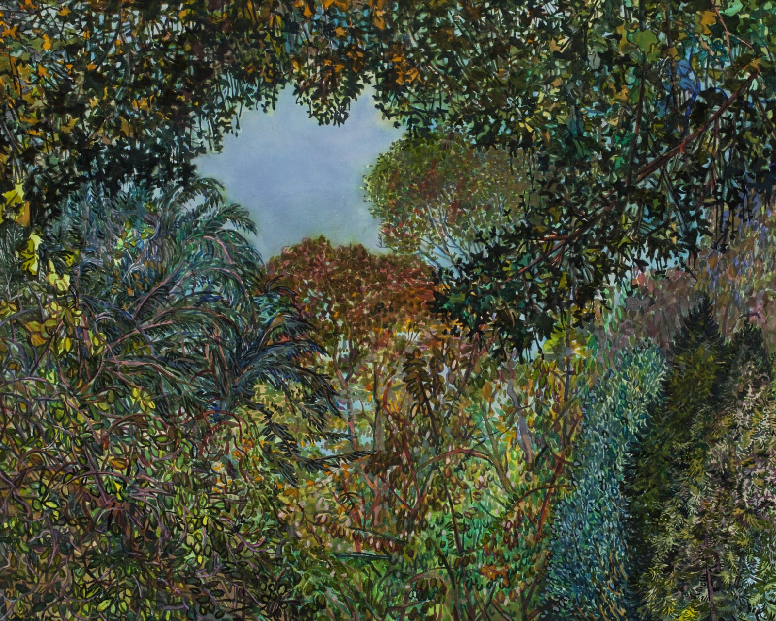 Nancy Friese, Under Fall Leaves, 2015