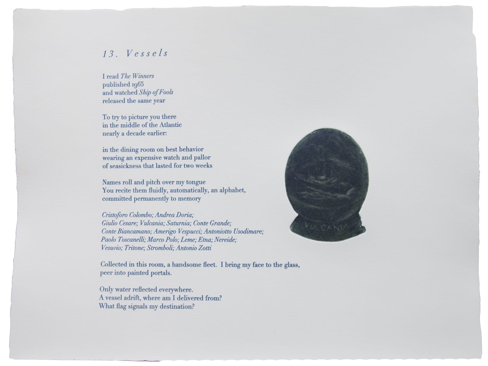 Serena Perrone, Fragments: Revisited, 2014-17