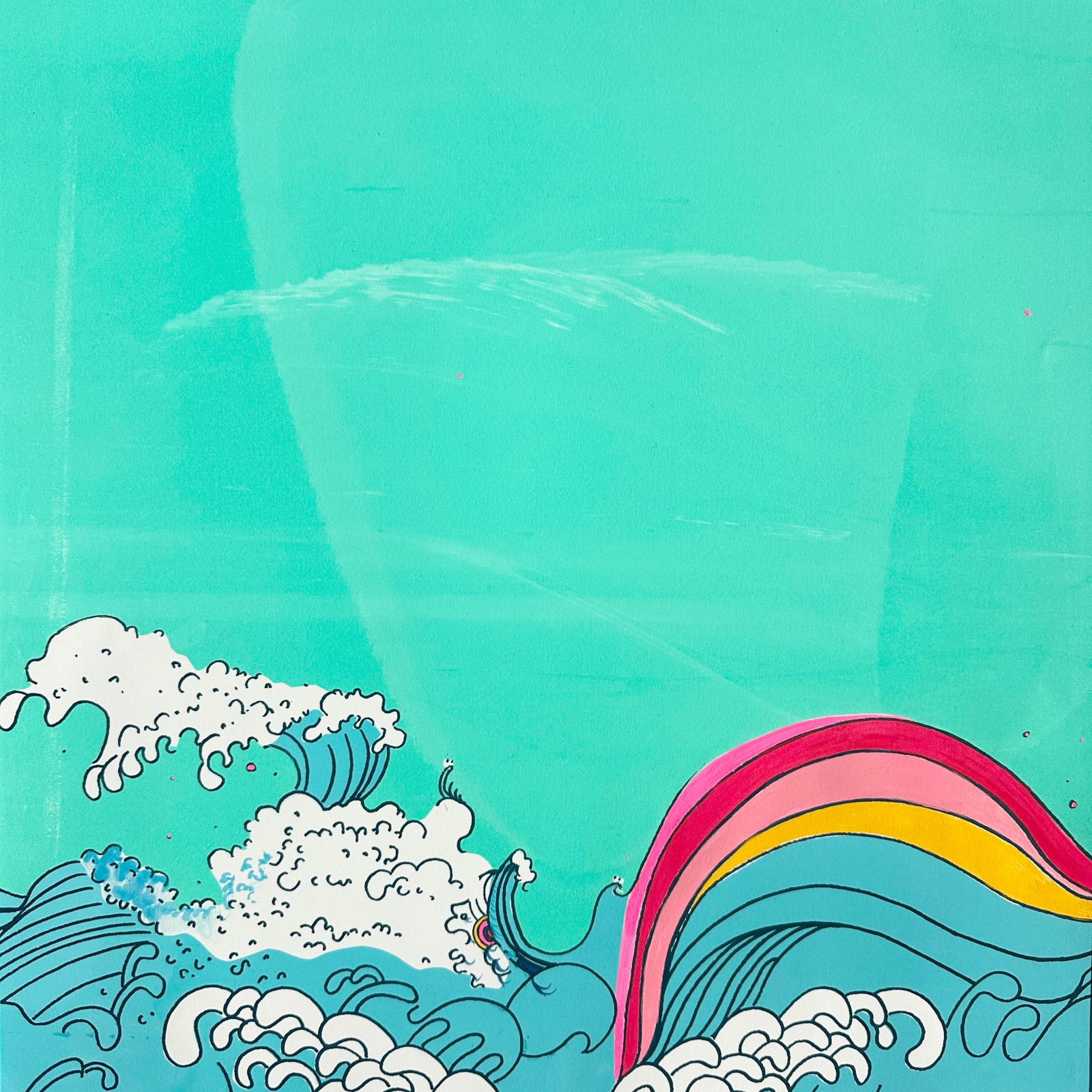 Allison Bianco, Curious Tide: Wave Top, 2024