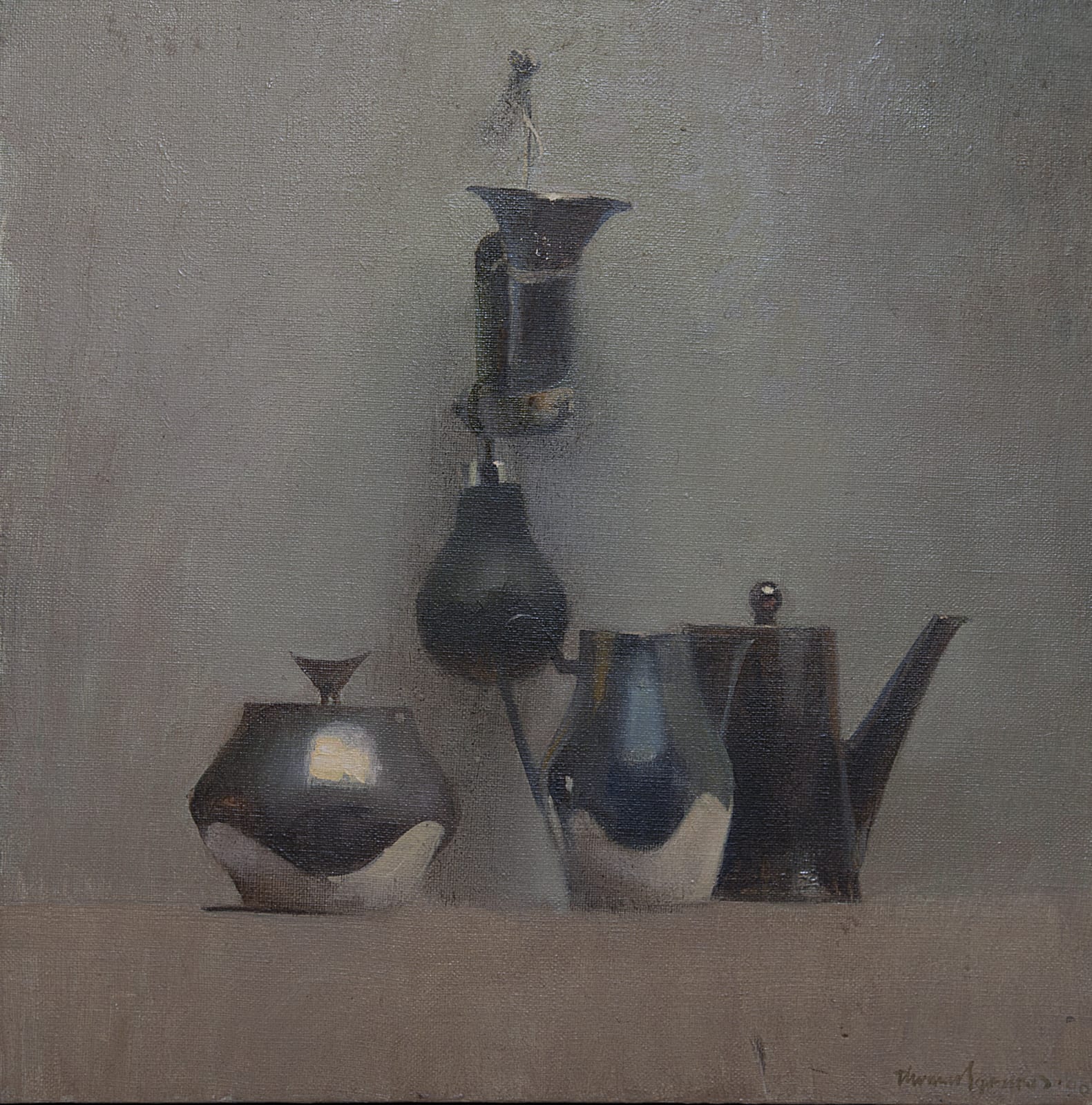 Thomas Sgouros, Prip Silver with Horn, 1990